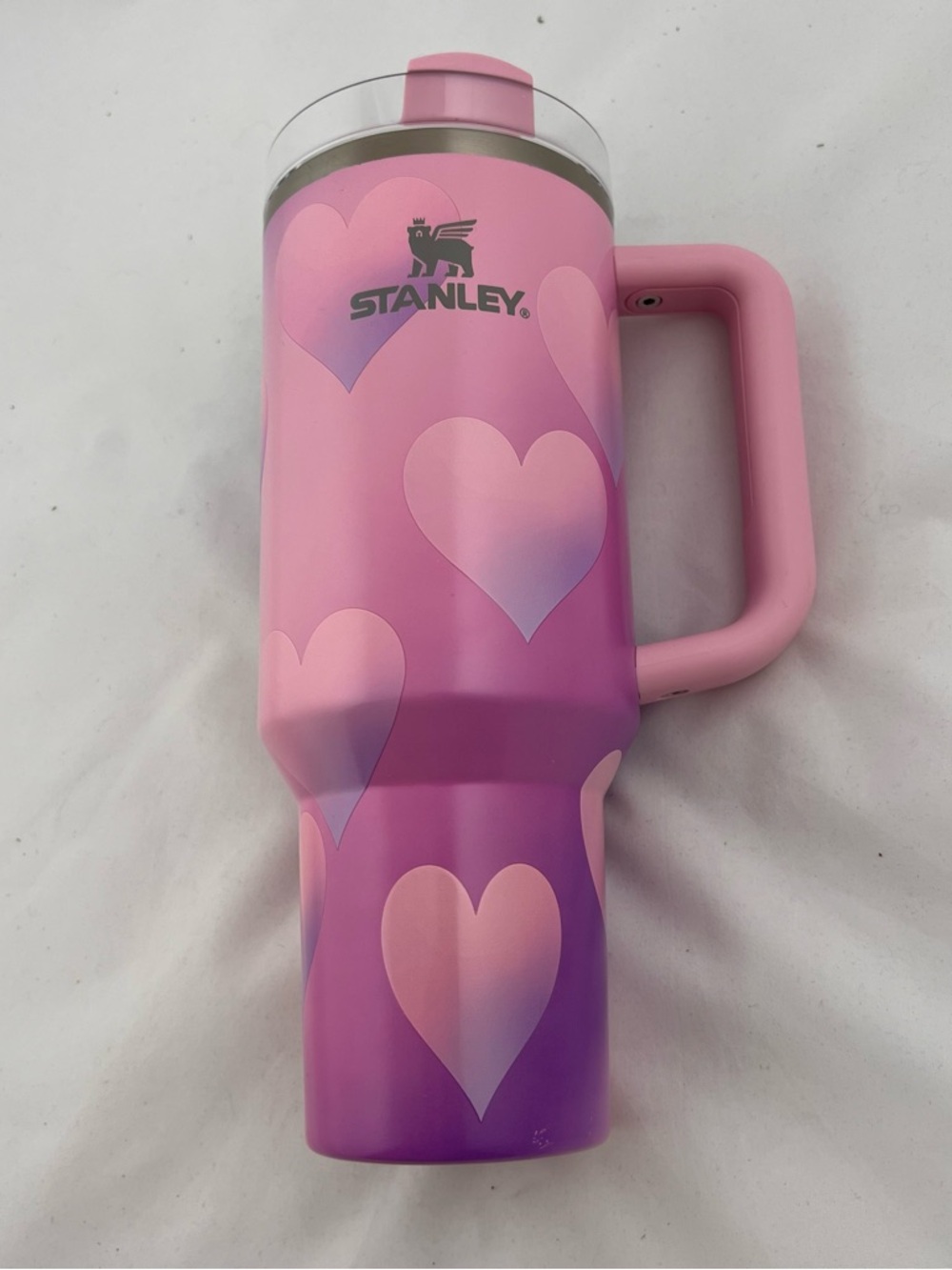 Stanley Pink Purple Heart Travel Mug - NOT FOR SALE